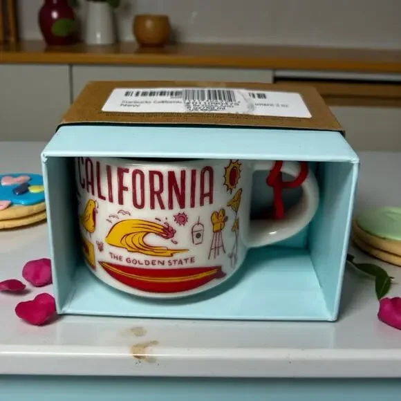 Starbucks California Been There 2oz ORNAMENT Mug MINI NWT Box – NOT FULL SIZE